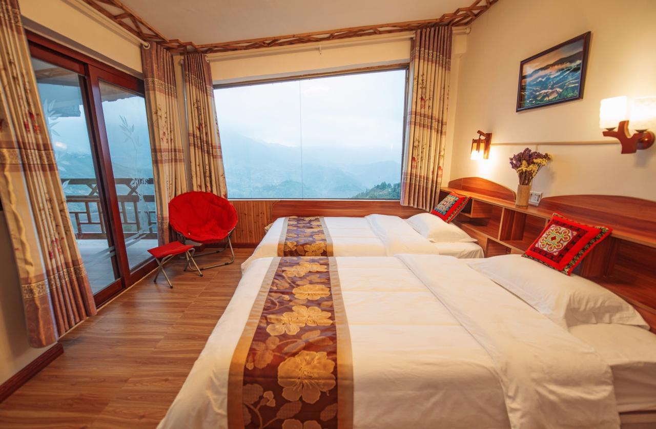 Longji Rice Terraces Green View Guesthouse Longsheng Εξωτερικό φωτογραφία