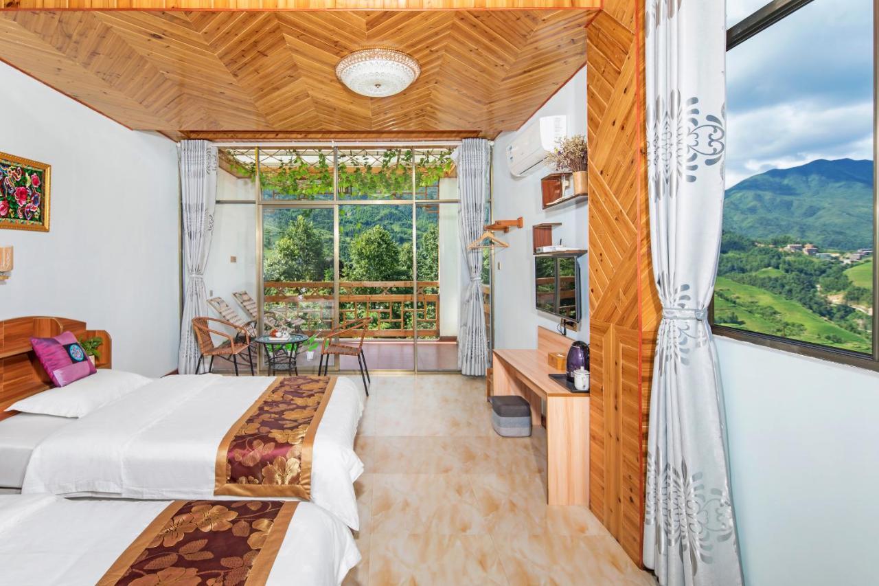 Longji Rice Terraces Green View Guesthouse Longsheng Εξωτερικό φωτογραφία